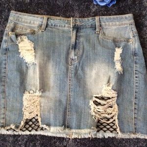 Denim skirt